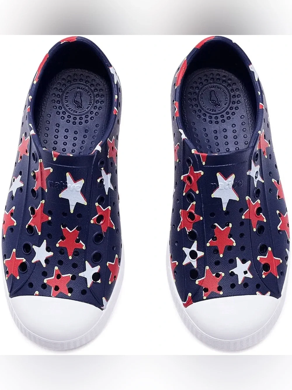 Jefferson USA NATIVE SHOES - RED, WHITE & BLUE